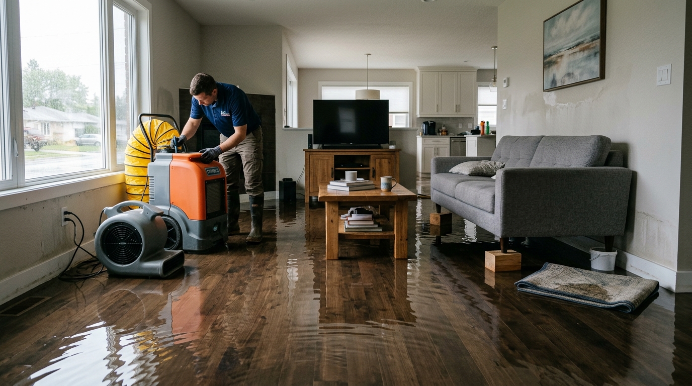 Water damage restoration in Azusa