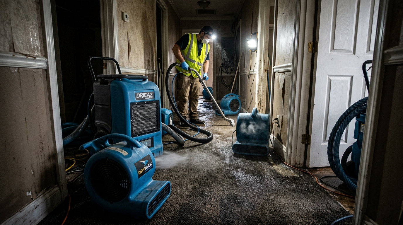 Water damage restoration in Covina