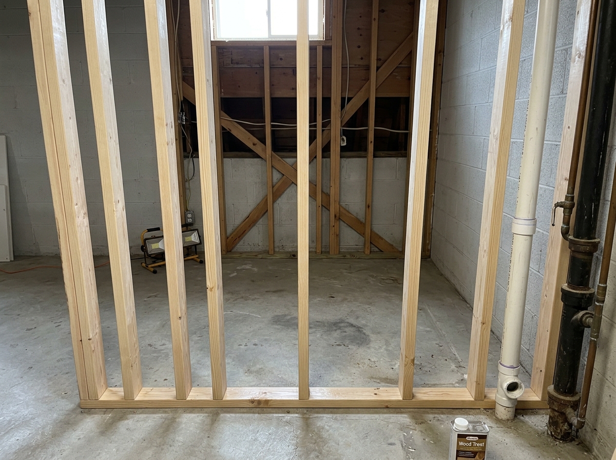 After: Mold found behind drywall